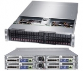 Supermicro Platforma AMD H12DST-B, CSV-217BHQ+-R2K22BP, DP, SATA 2U 4 Nodes 2.5'' foto1